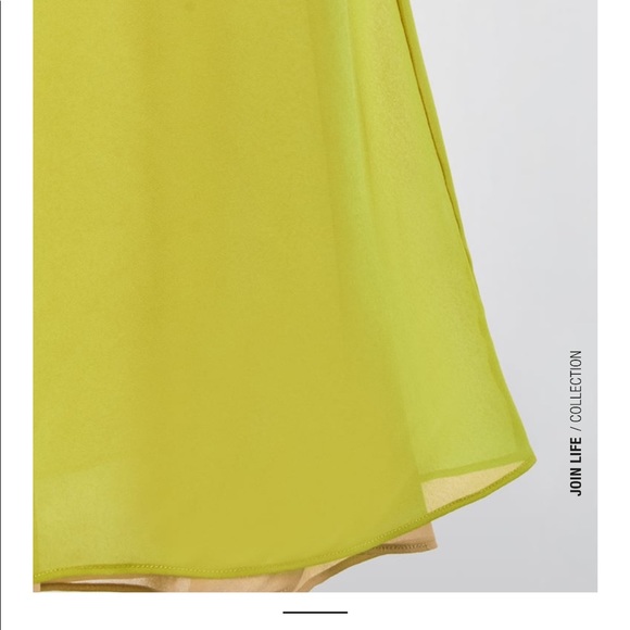 ZARA NWT CONTRASTING MIDI DRESS - Picture 6 of 13